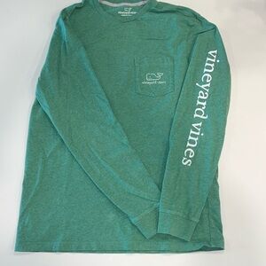 Vineyard Vines Vintage Whale Long-Sleeve Pocket Tee